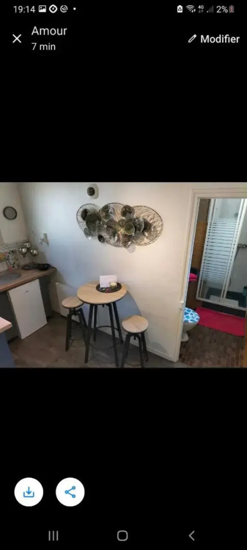 Studio promenade bord de Seine Rouen