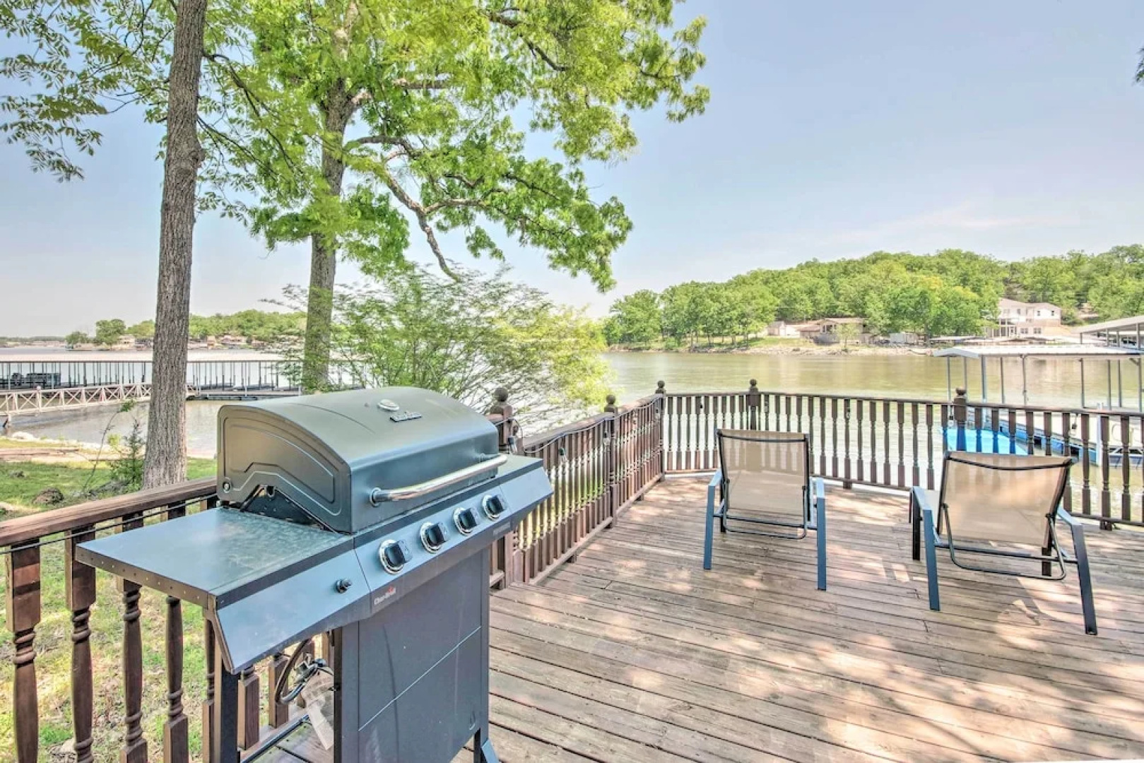 Private Dock: Home on Lake of the Ozarks