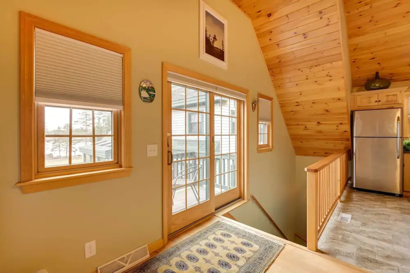 Waterfront Prospect Harbor Cottage: Yard, Fire Pit