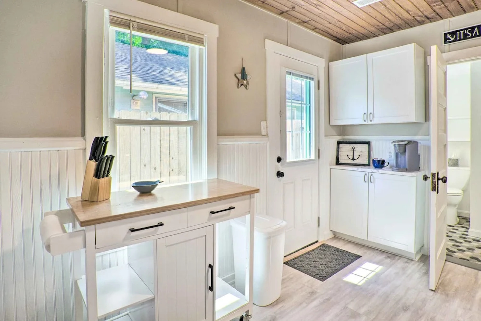 Chic Cottage w/ Private Yard: Steps to Beach!