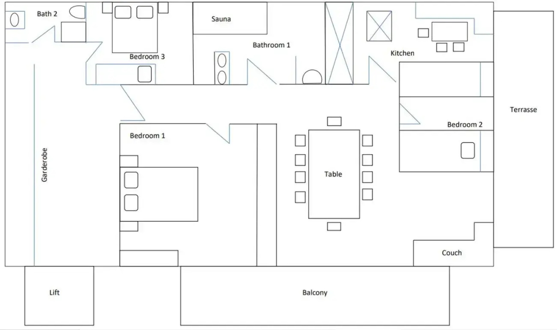 Penthouse „Das Besenhaus“