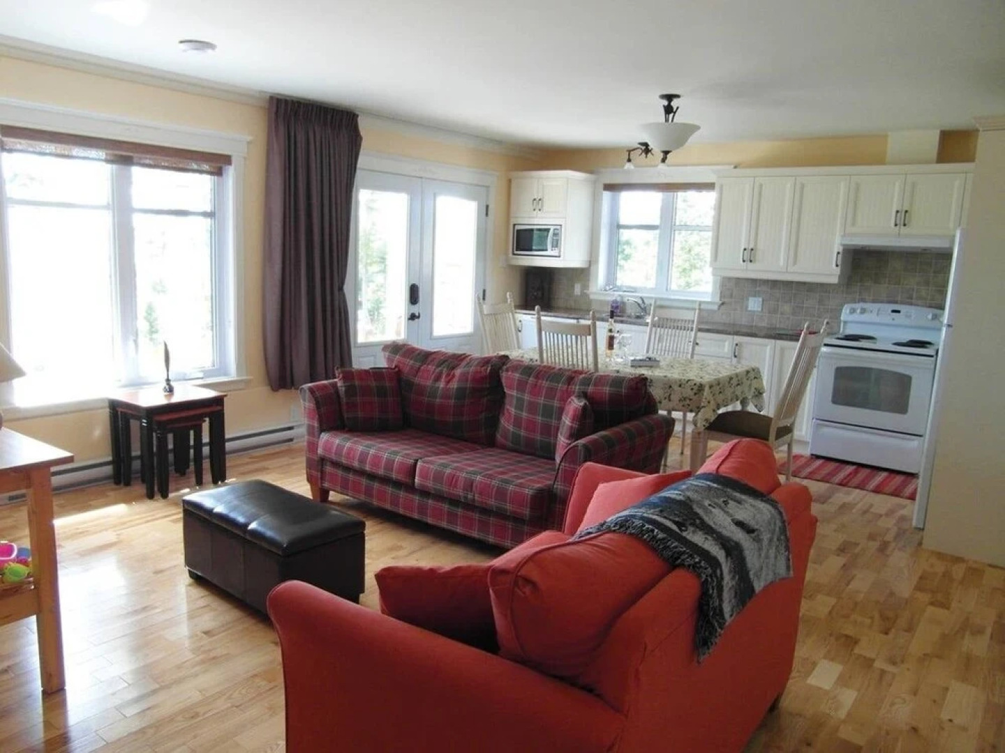 Chalet L'officier-1, spa et vue sur le Fleuve