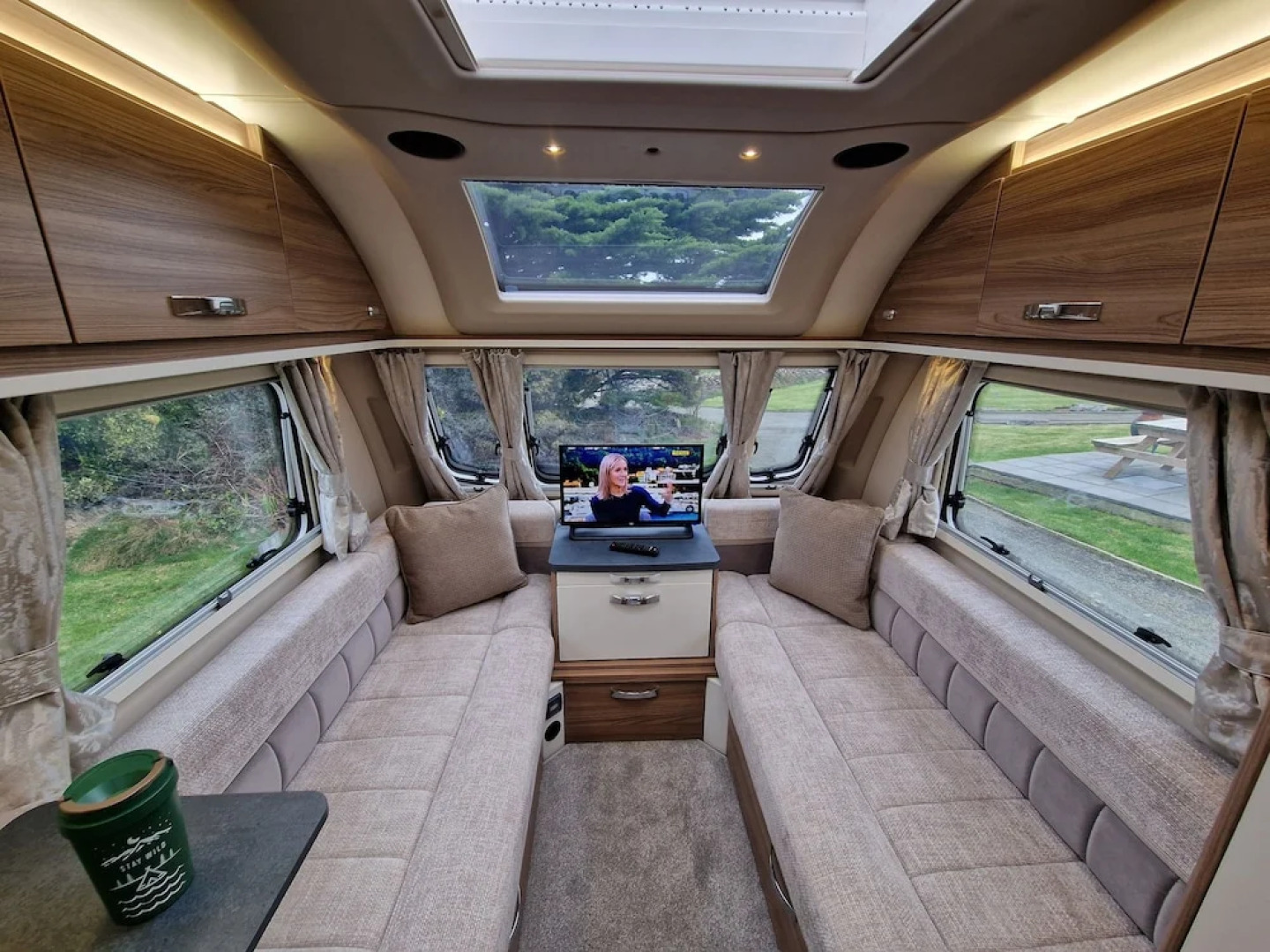 Brand new Touring Caravan Sited all Setup Ready