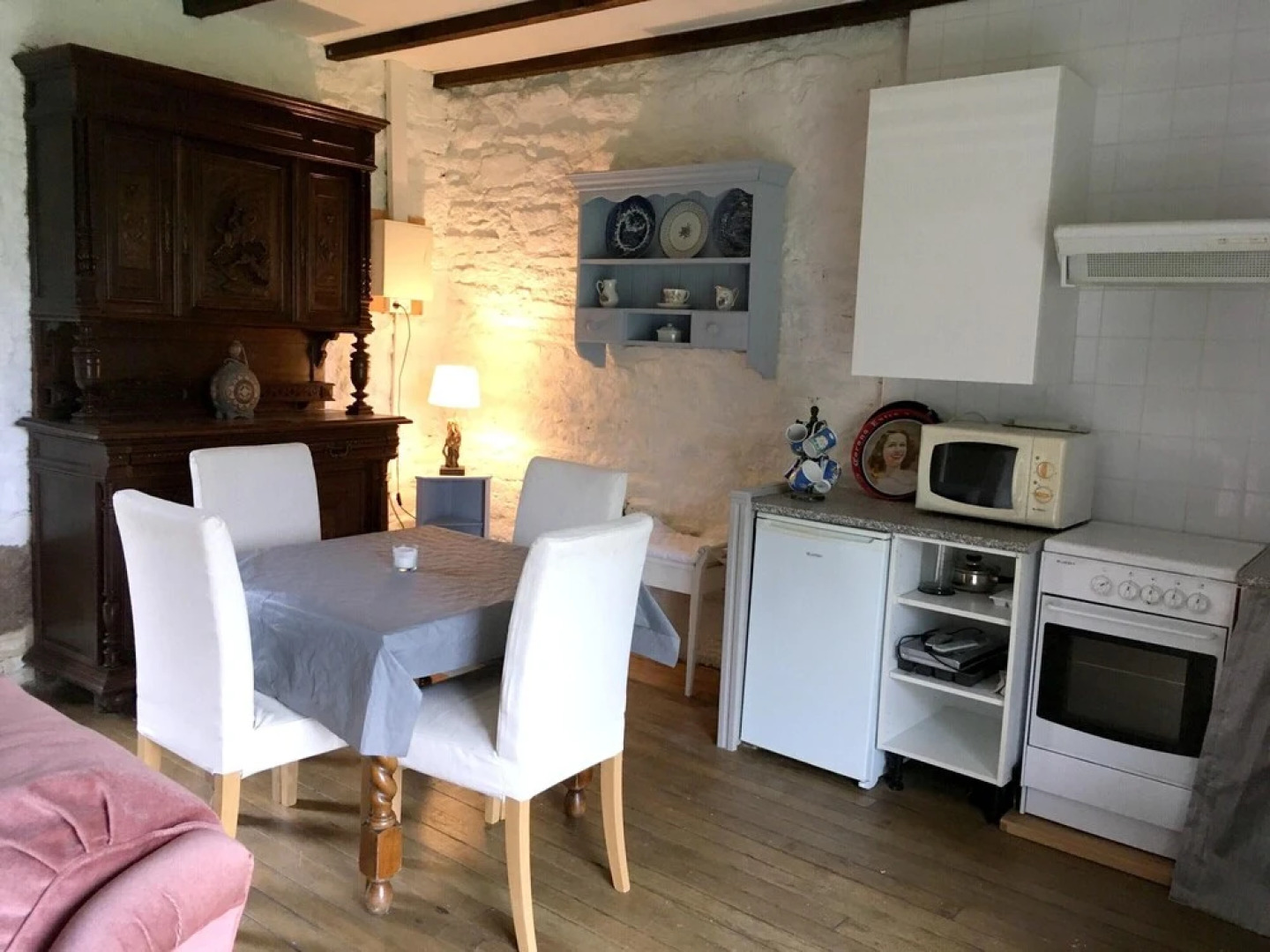 House With one Bedroom in Plounérin, With Pool Access, Furnished Garde