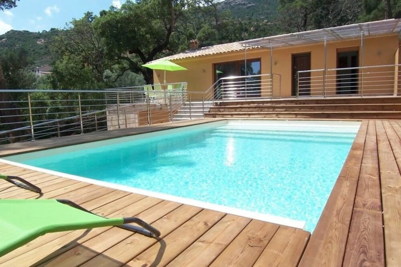 Araggio - warmed private Swimming pool Chalet 3
