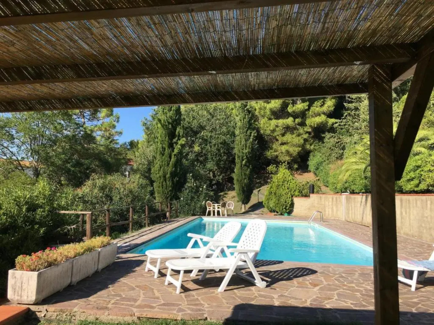 TOSCANA TOUR - Casa Bianca Villa swimming pool with sea view, fenced garden, barbecue