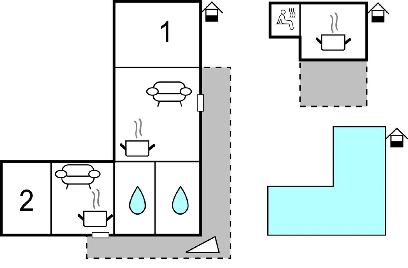 Awesome Home in Seget Donji With Sauna, Wifi and 2 Bedrooms