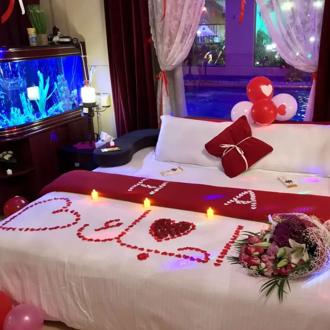 Wooden Water Fall Chalet