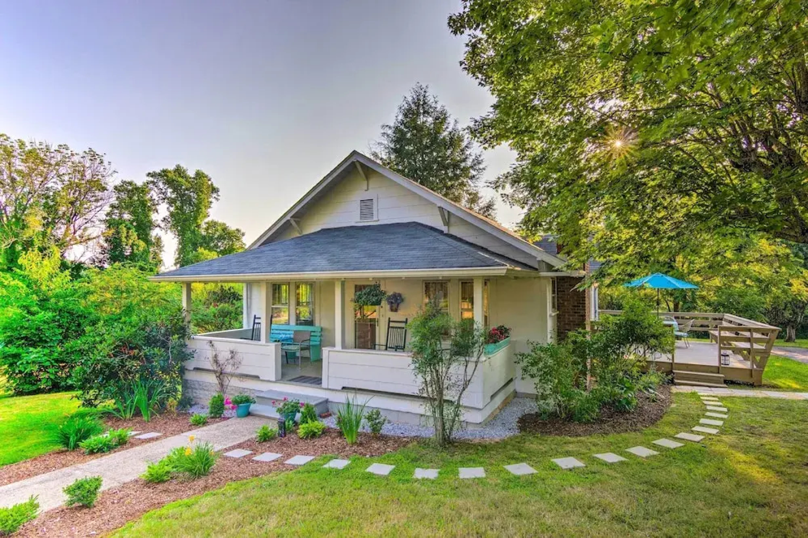 Restored Mars Hill Home on 1 Acre: Walk to Town!