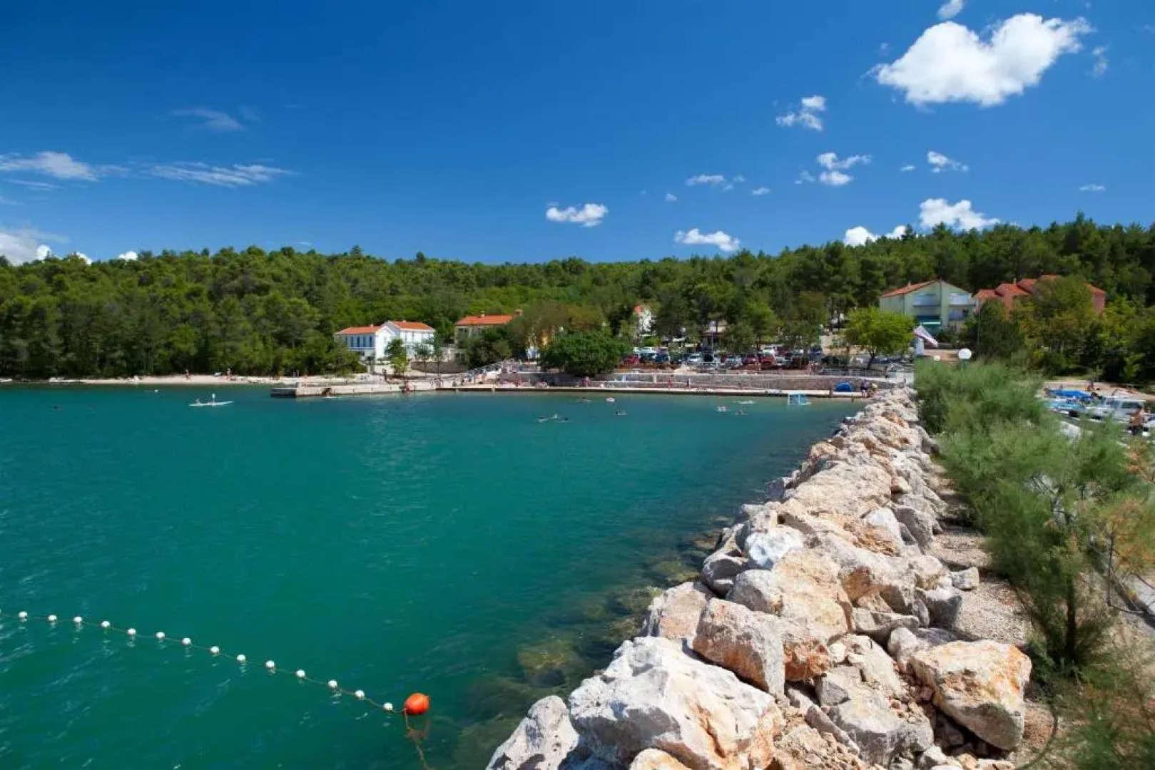 Seafront Apartment Soline With Seaview