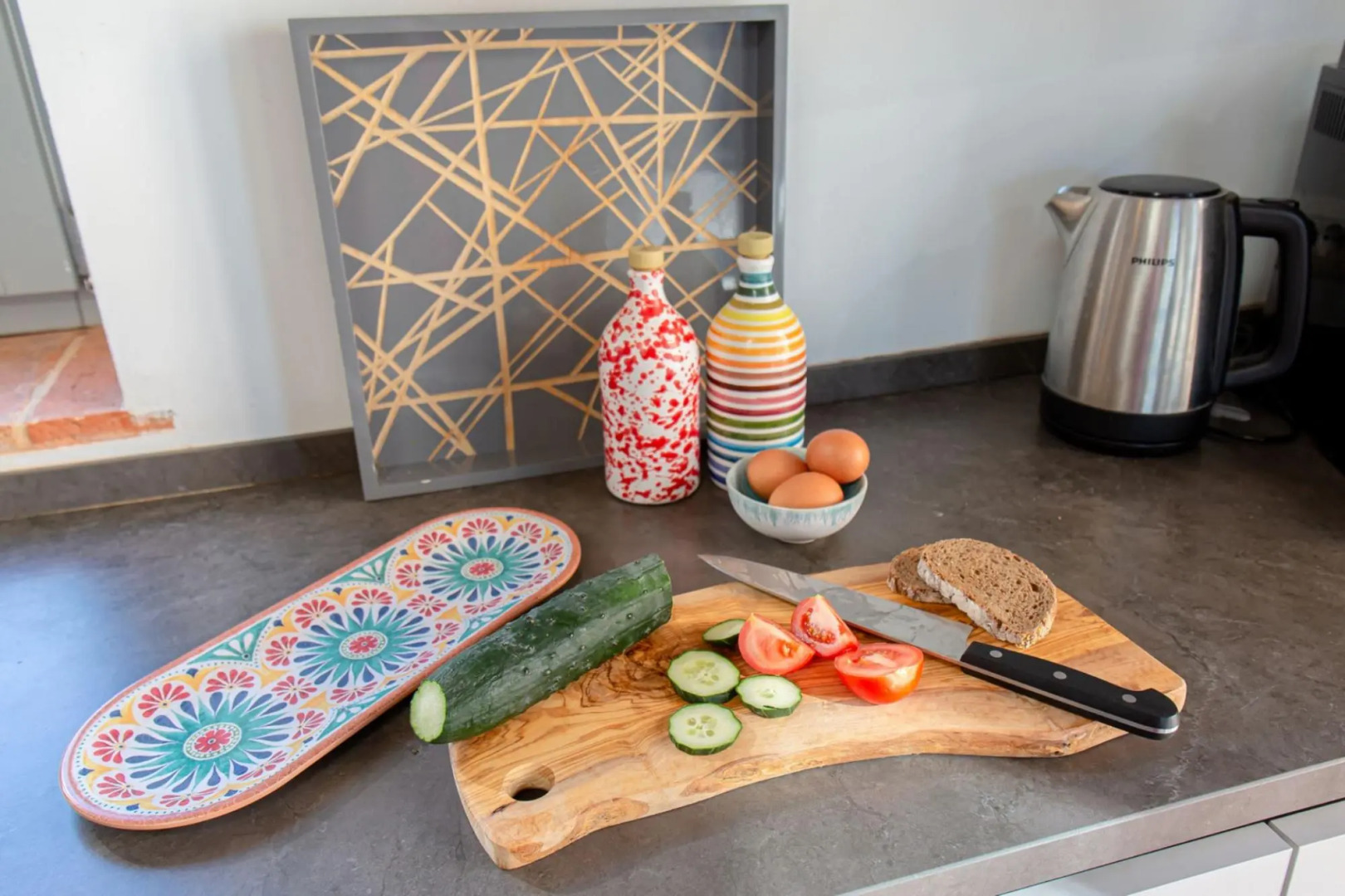 In an enchanting position, located on a hill, Podere Calcina is a recently completely renovated farm-Podere Calcina