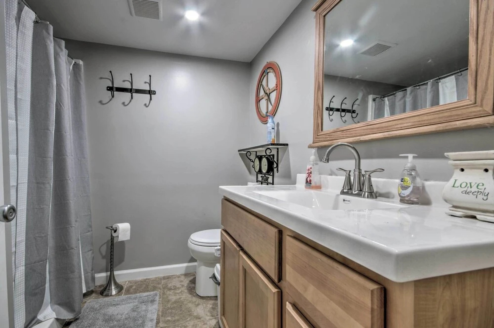 Lakefront Rocky Mount Escape w/ Dock & Grill!