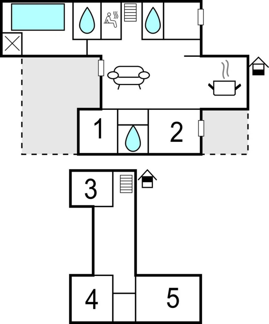 Beautiful home in Lembruch/Dümmer See w/ Indoor swimming pool, Sauna and 5 Bedrooms