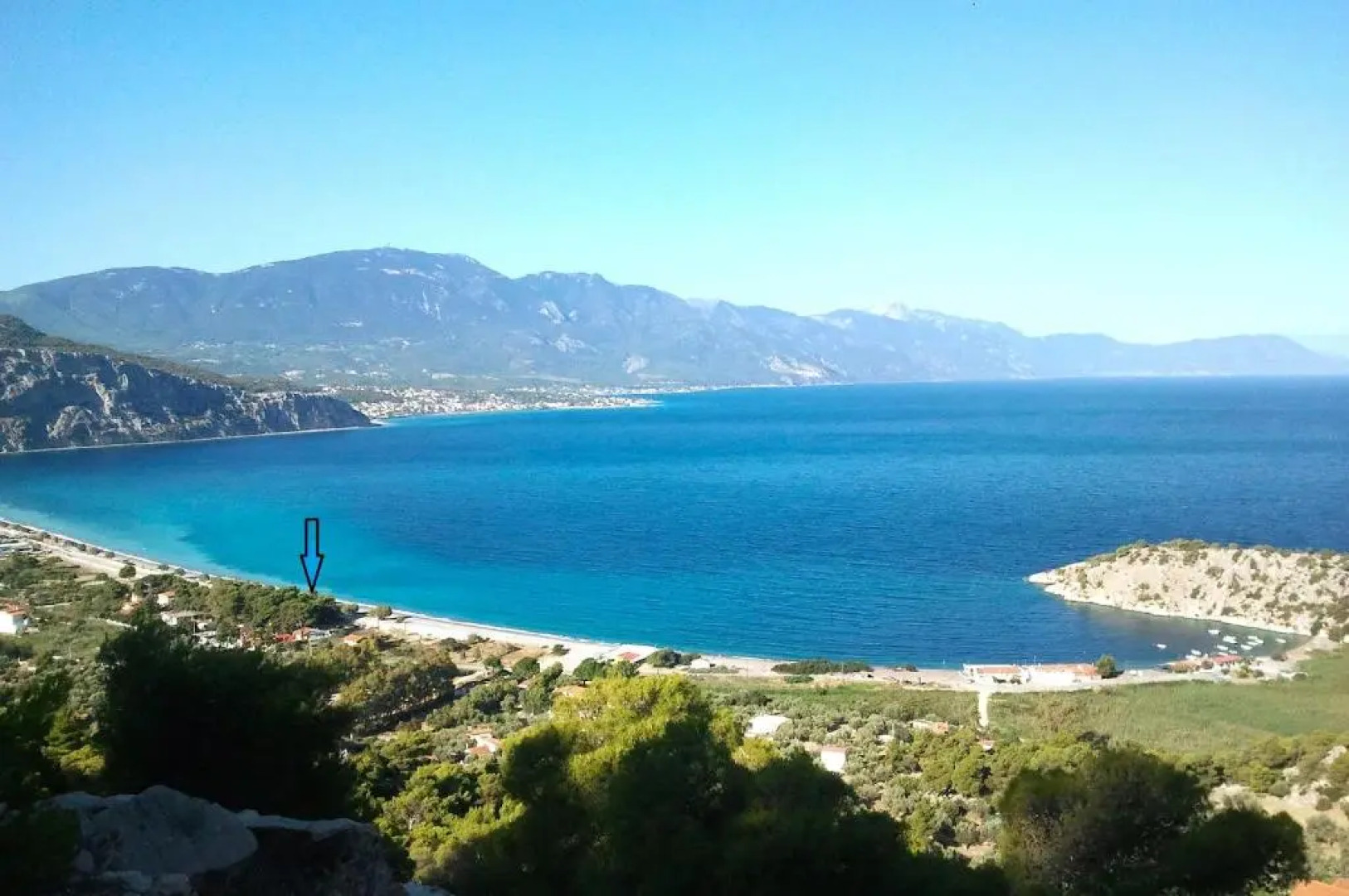Beachfront self-catering studios in Psatha Bay - 60km from Athens