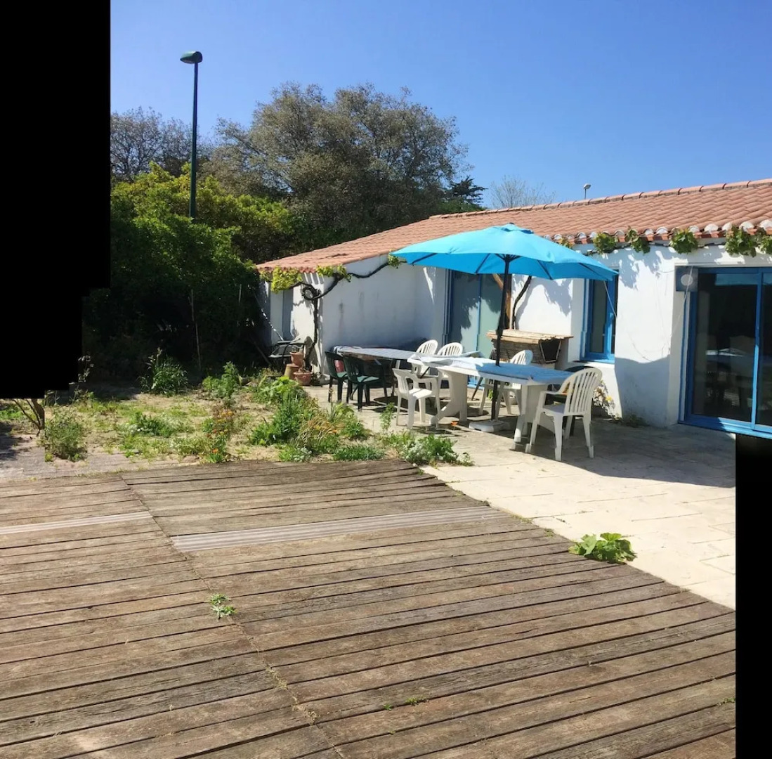 House With 2 Bedrooms in Barbâtre, With Wonderful sea View, Enclosed G