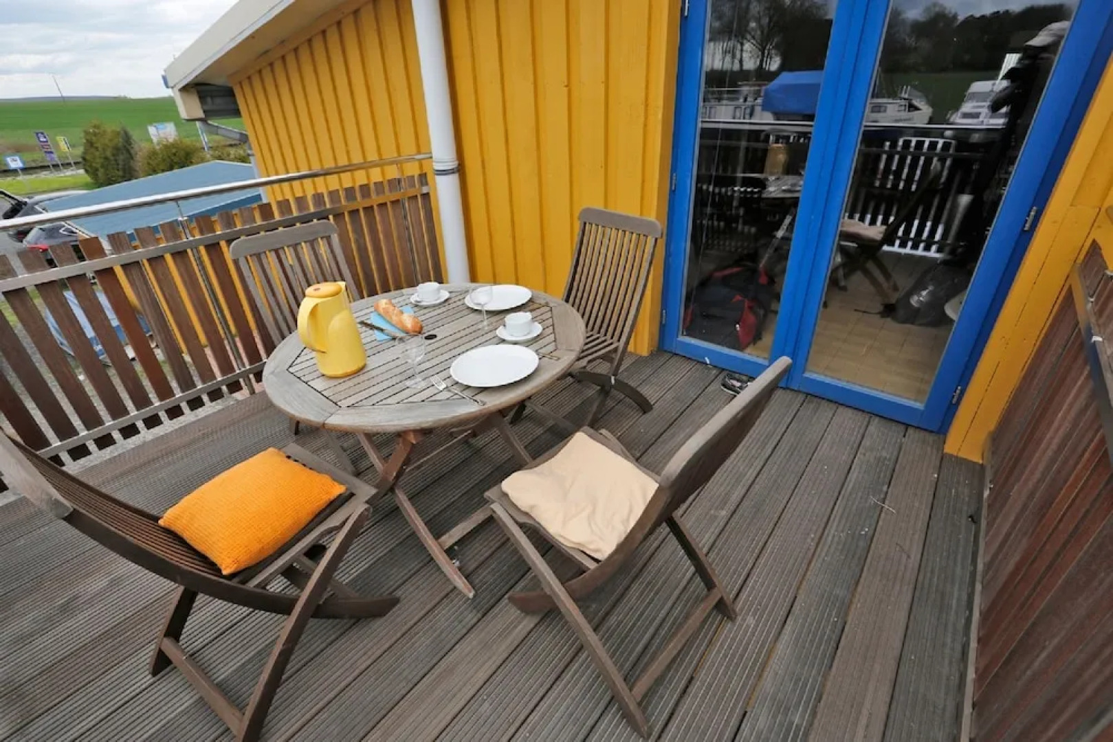 Vintage Houseboats at Niderviller Harbor by Kuhnle-Tours