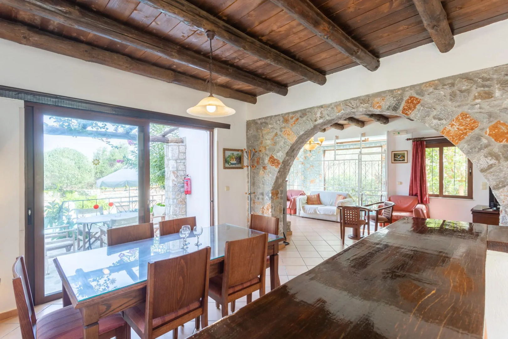 Villa Tzina Large Private Pool Walk to Beach A C Wifi Car Not Required - 1604