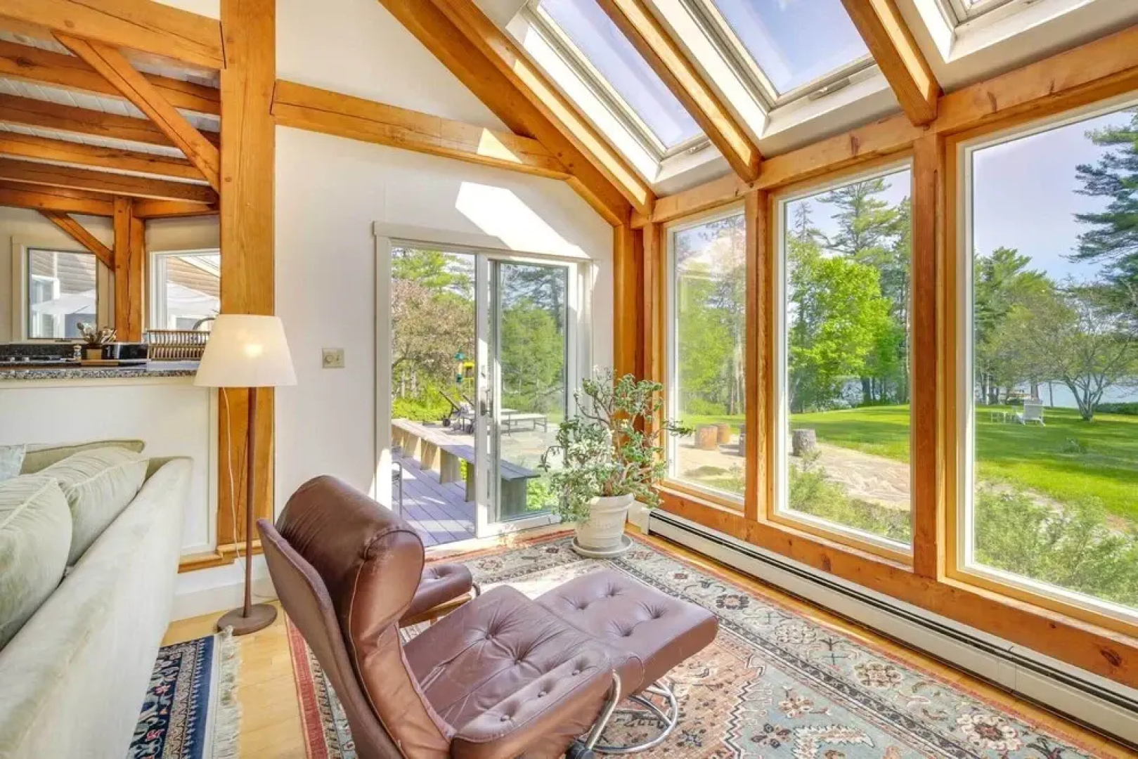 Waterfront West Bath Rental w/ Screened-in Porch!