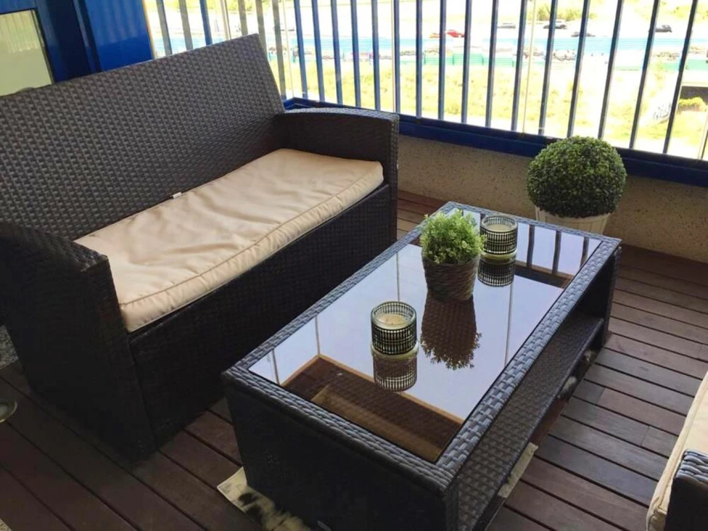 Apartment With one Bedroom in Alboraia, With Wonderful sea View, Shared Pool, Furnished Terrace - Near the Beach