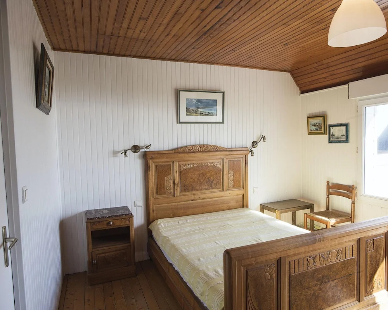 House With 3 Bedrooms in Plozévet, With Wonderful sea View, Enclosed Garden and Wifi - 20 m From the Beach