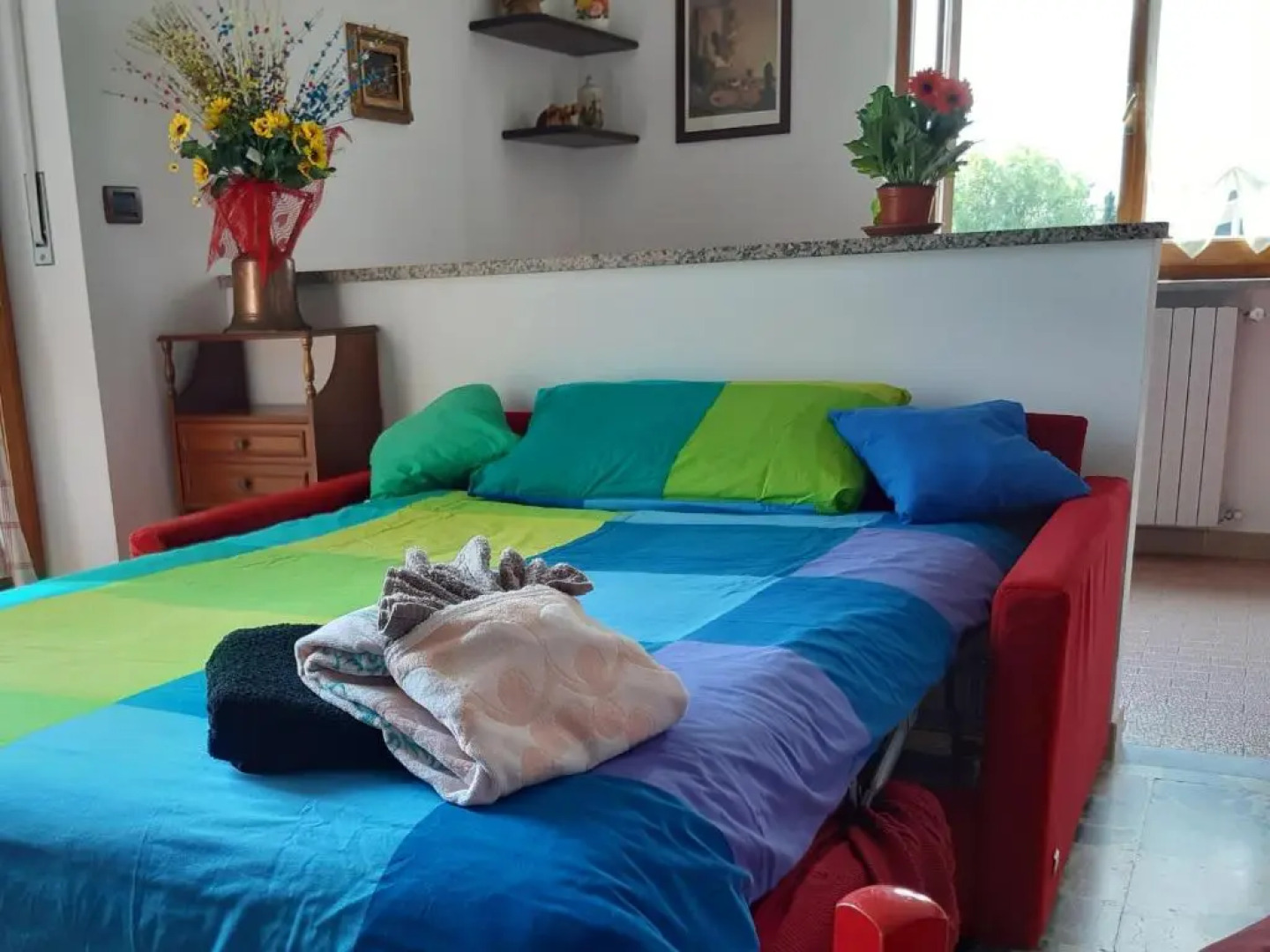 Bilocale Tití, soleggiato con vista montagne