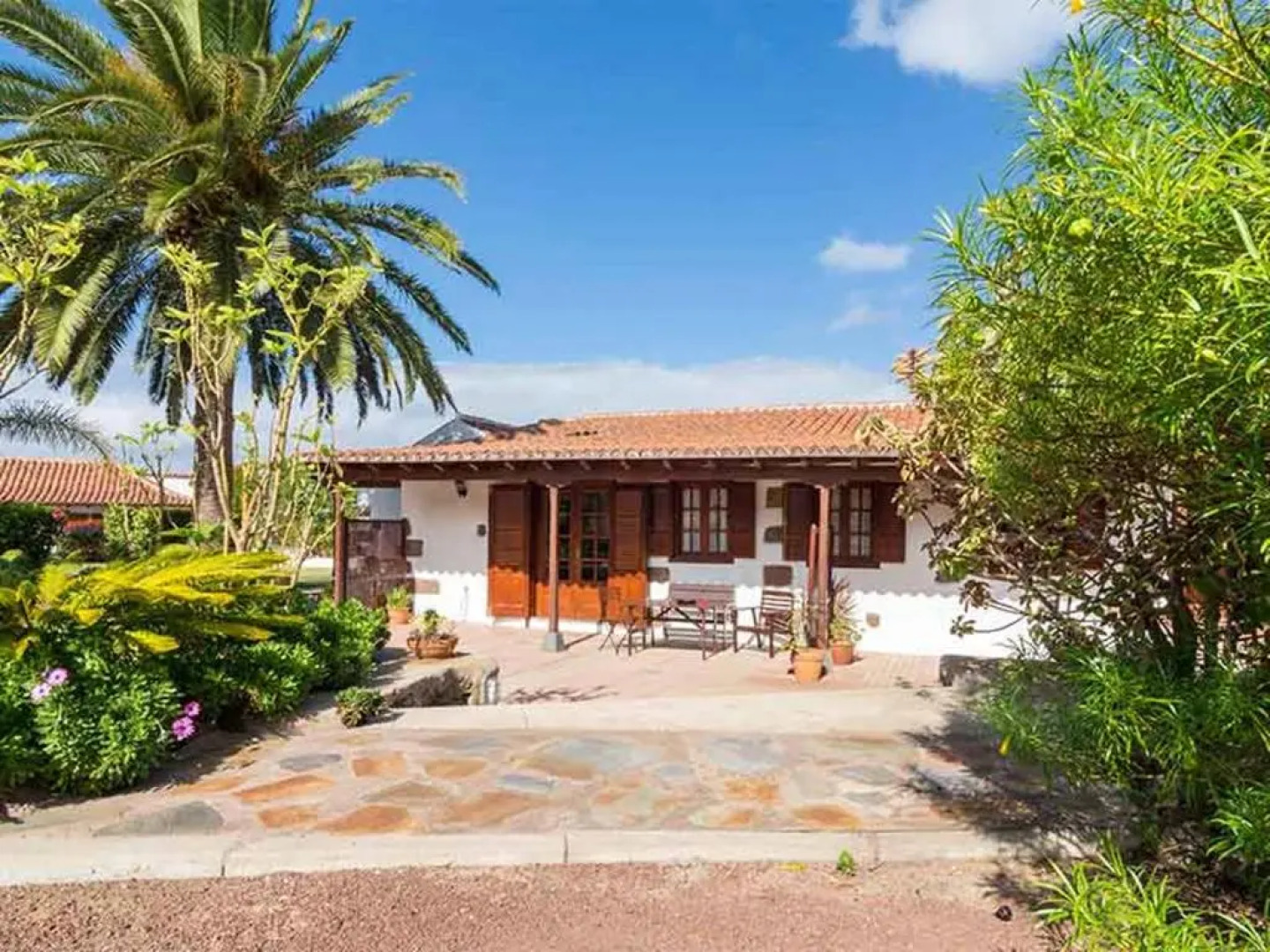 House with 2 bedrooms in San Cristobal de La Laguna with wonderful sea view shared pool enclosed garden 3 km from the beach