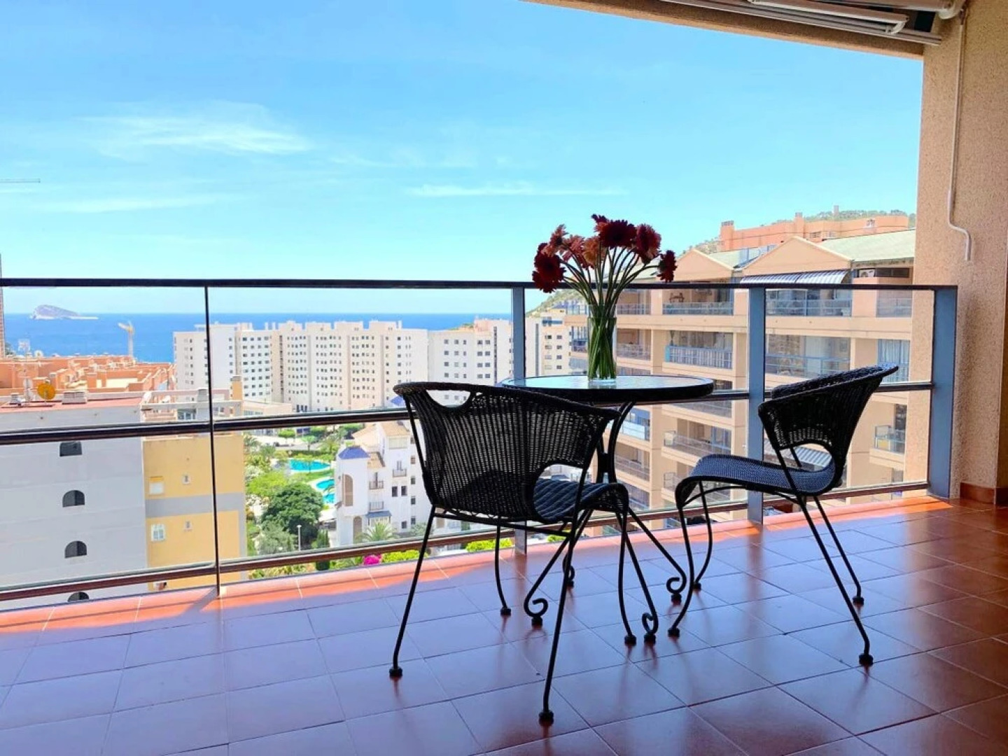 Apartment With one Bedroom in Benidorm, With Wonderful sea View, Shared Pool, Balcony