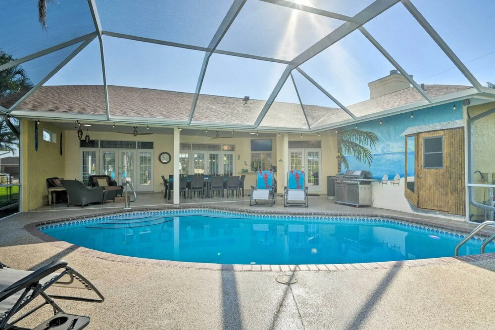 Pool & Fire Pit: Cape Coral Golf Course Getaway