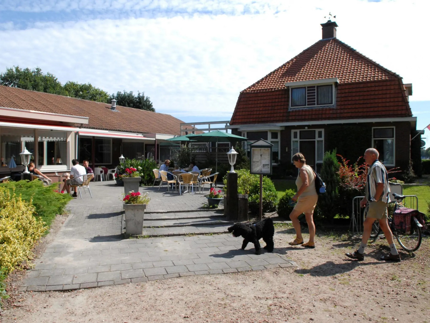 Restyled House With Fireplace, Surrounded by Green