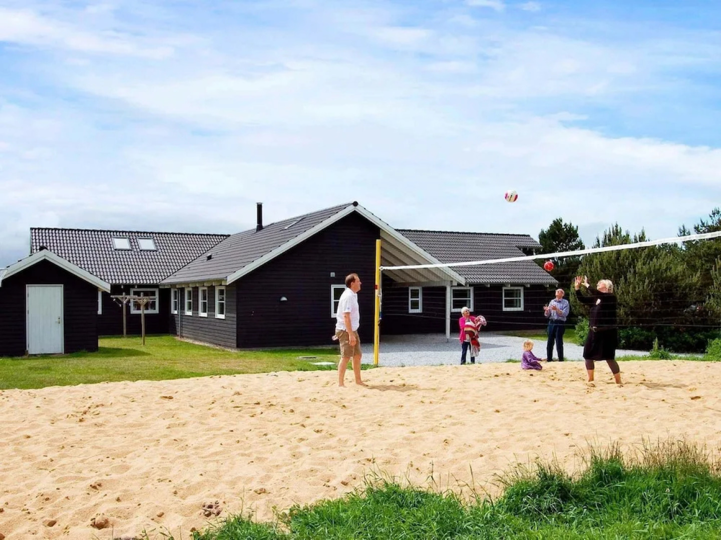 Spacious Holiday Home in Vejers Strand with Pool