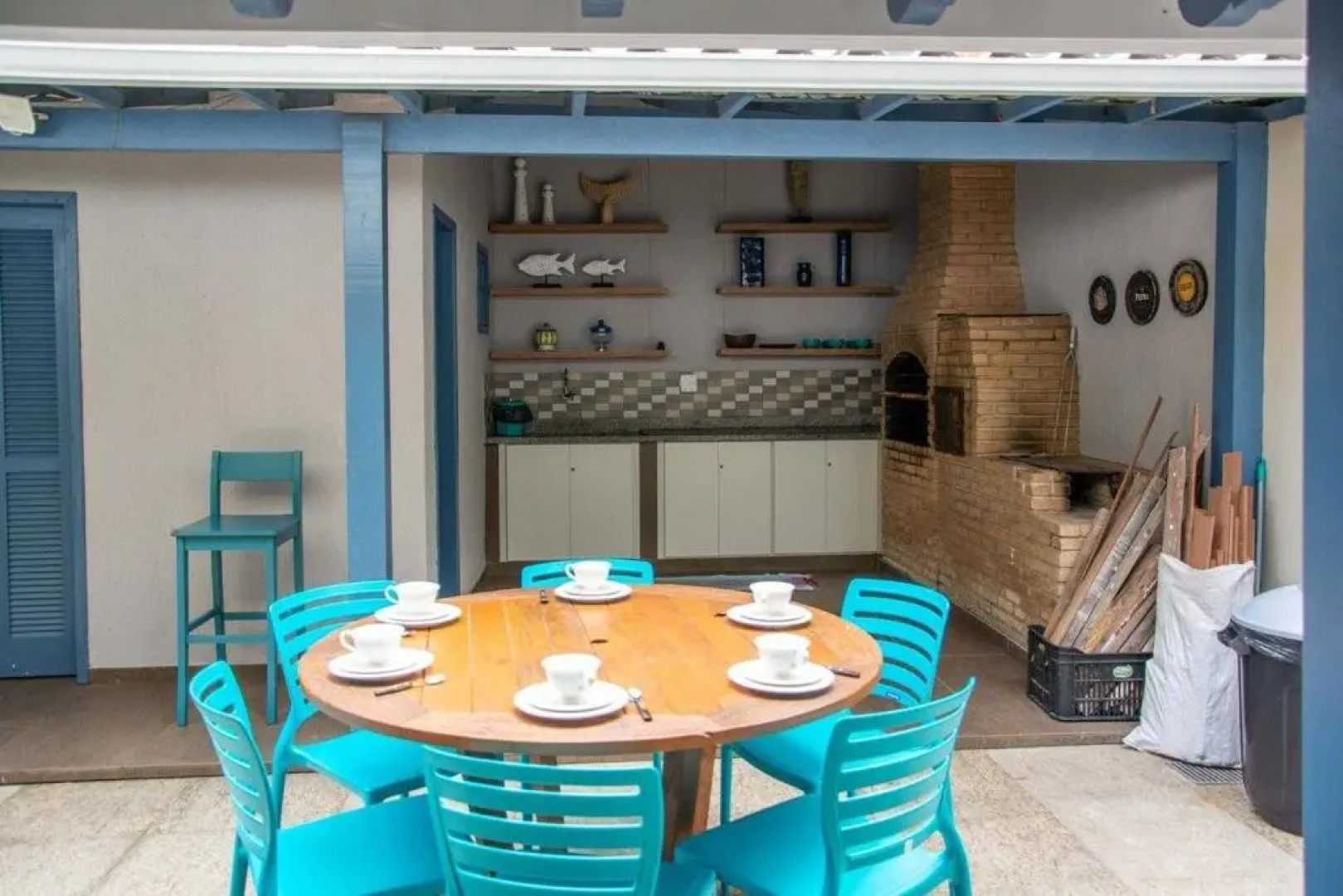 Casa do Beiral Azul: •5 Qts •Pé na areia •Piscina