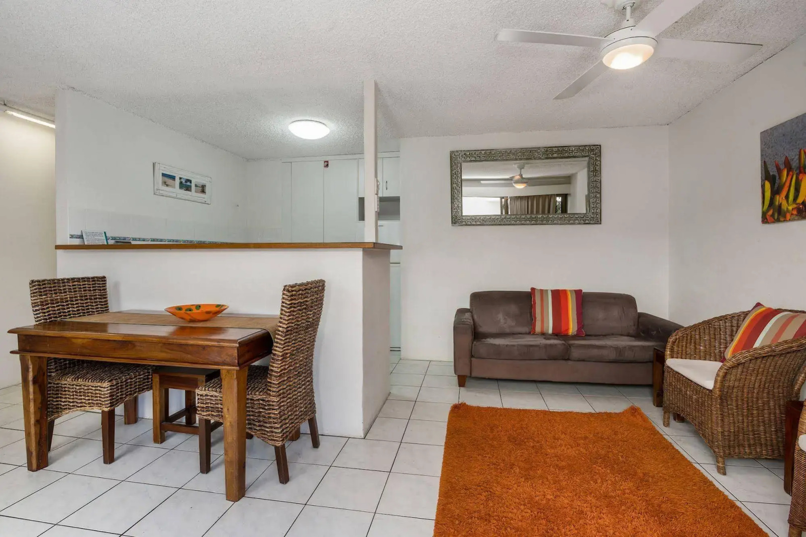 Bayview Beachfront Apartments, in town right on the beach