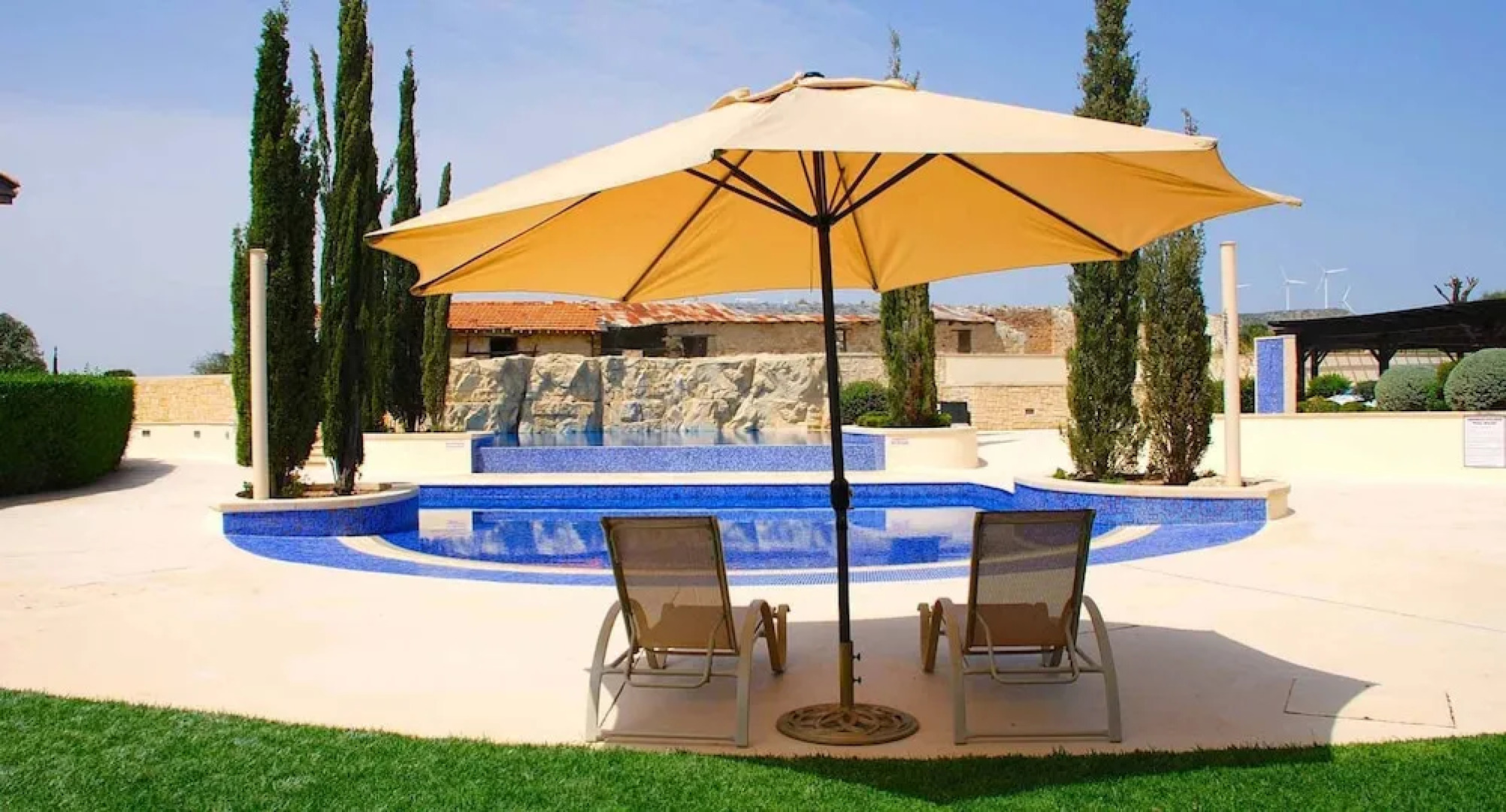 Lovely 2 bedroom apartment 'E11' - with pretty views, communal pool and resort facilities, Orpheus Village on Aphrodite Hills Resort