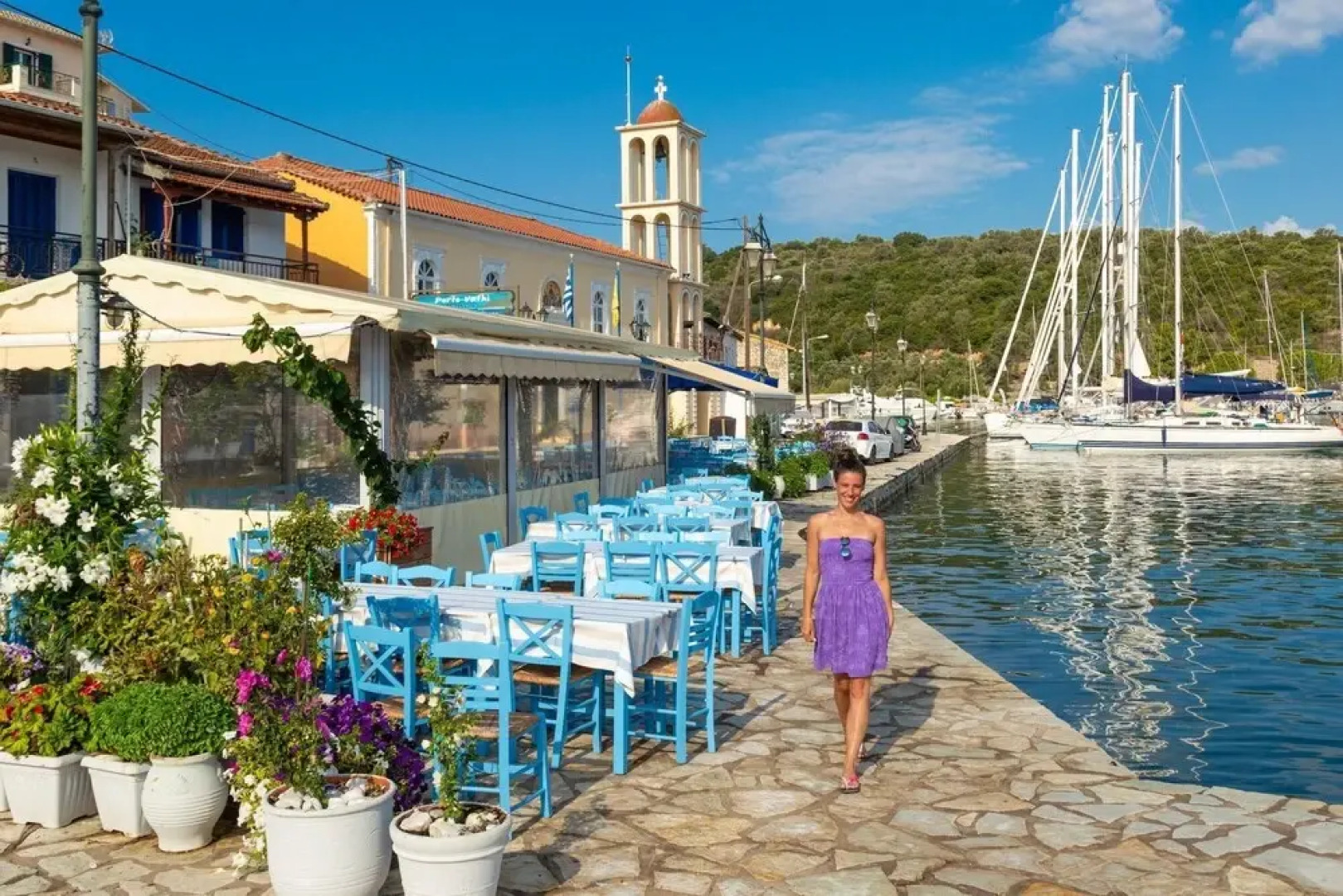 Villa Kyknos Large Private Pool Walk to Beach Sea Views A C Wifi Car Not Required Eco-friendl - 2329