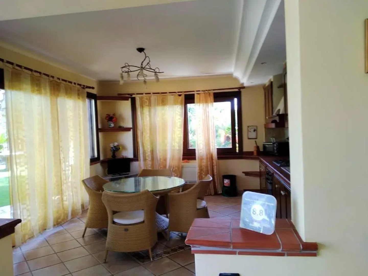 2 bedrooms appartement at Lago 400 m away from the beach with shared pool enclosed garden and wifi