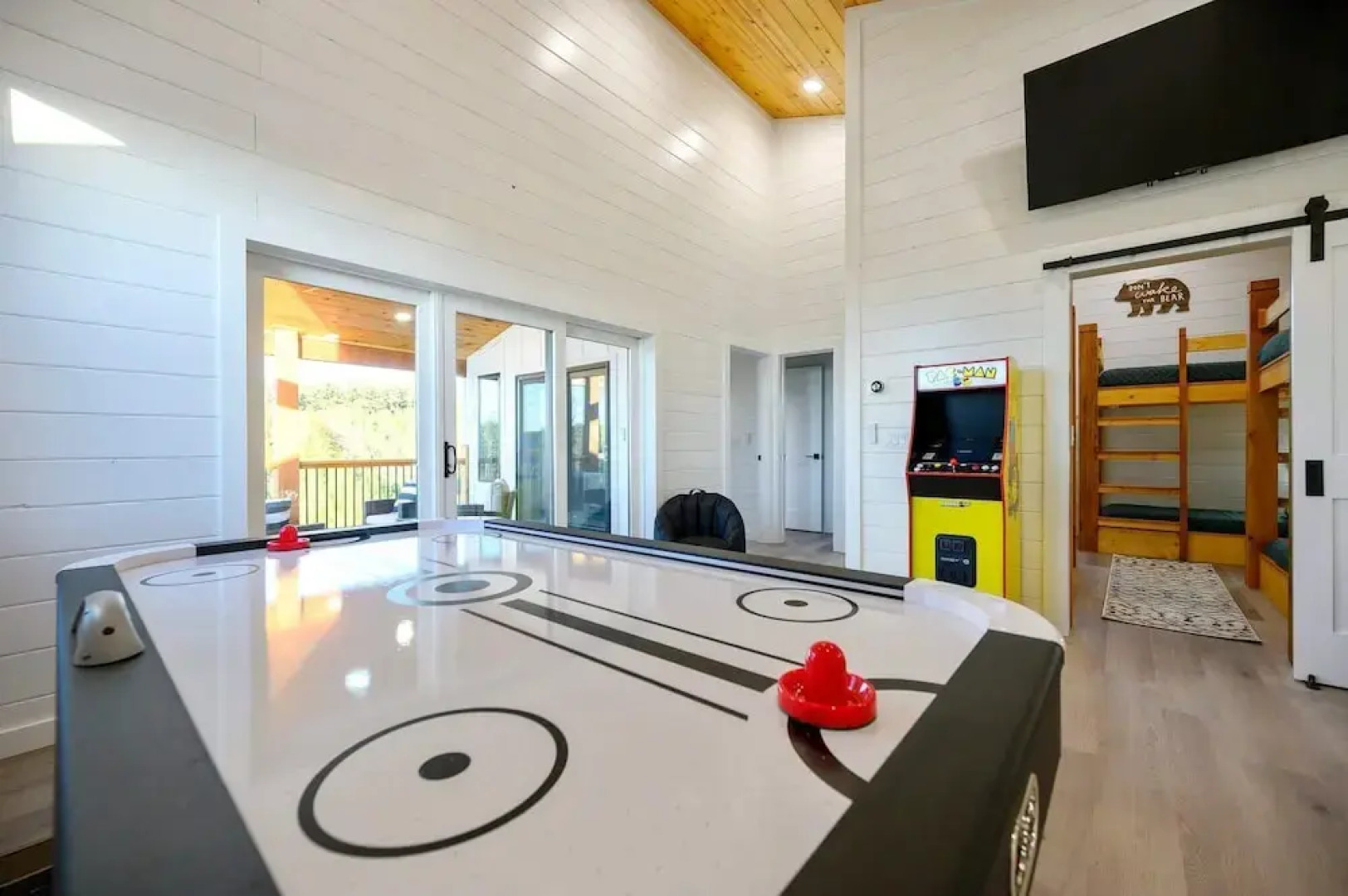 New, Modern, Bunk Room, Game Room, Playground, Hot tub