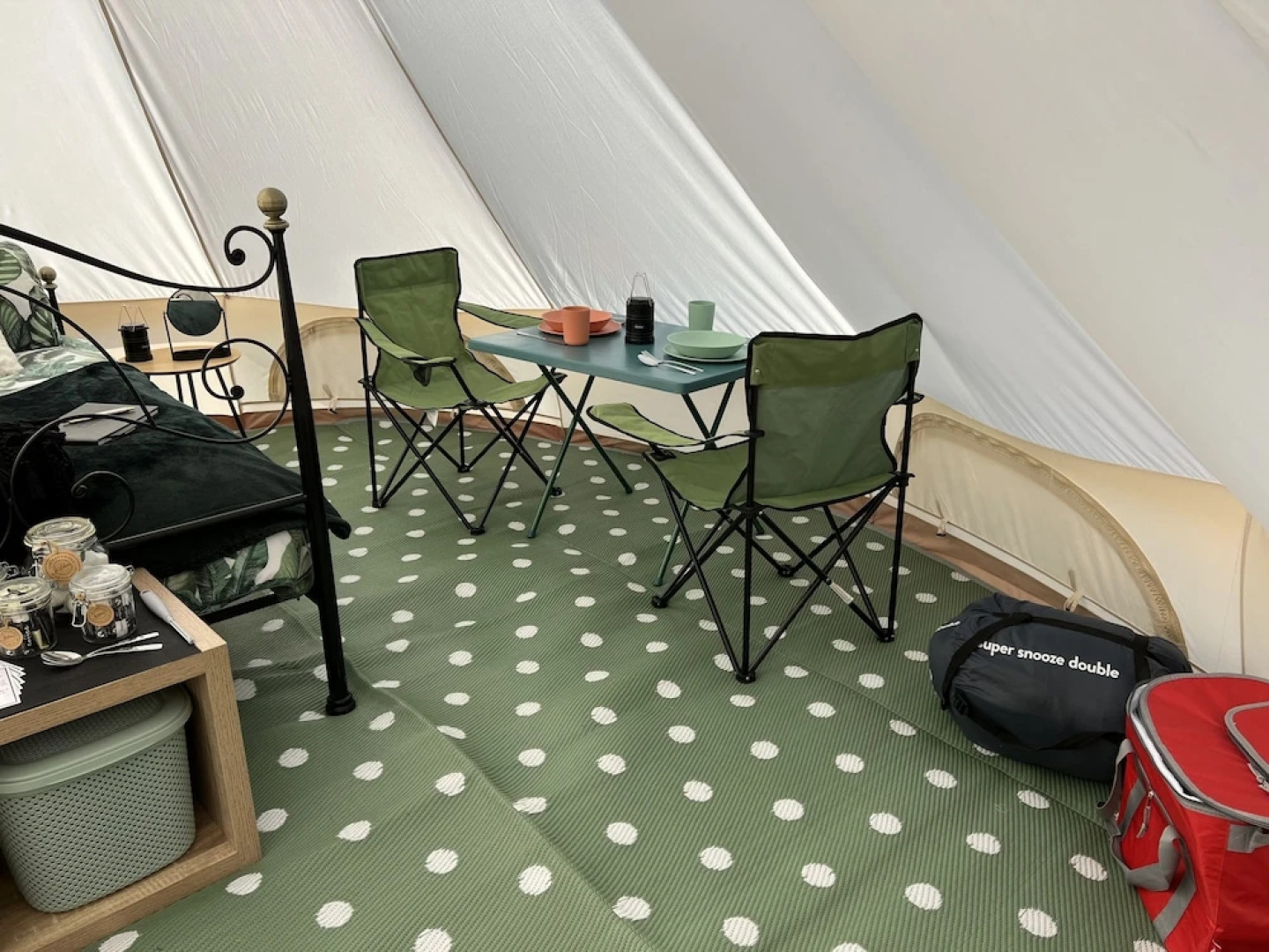 Crooked Oaks Bell Tent Glamping in North Devon