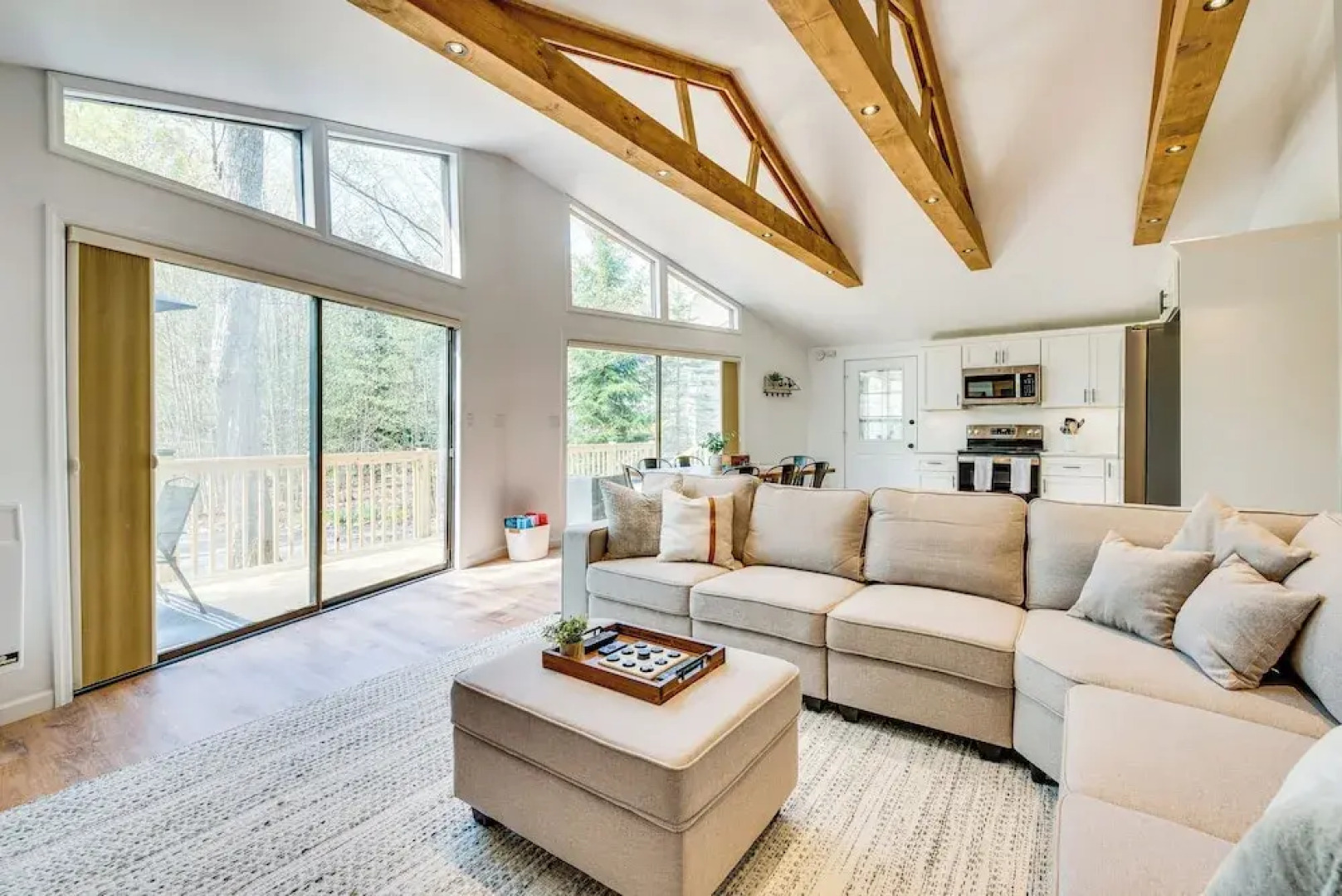 Deck & Community Perks: Bright Pocono Lake Home!