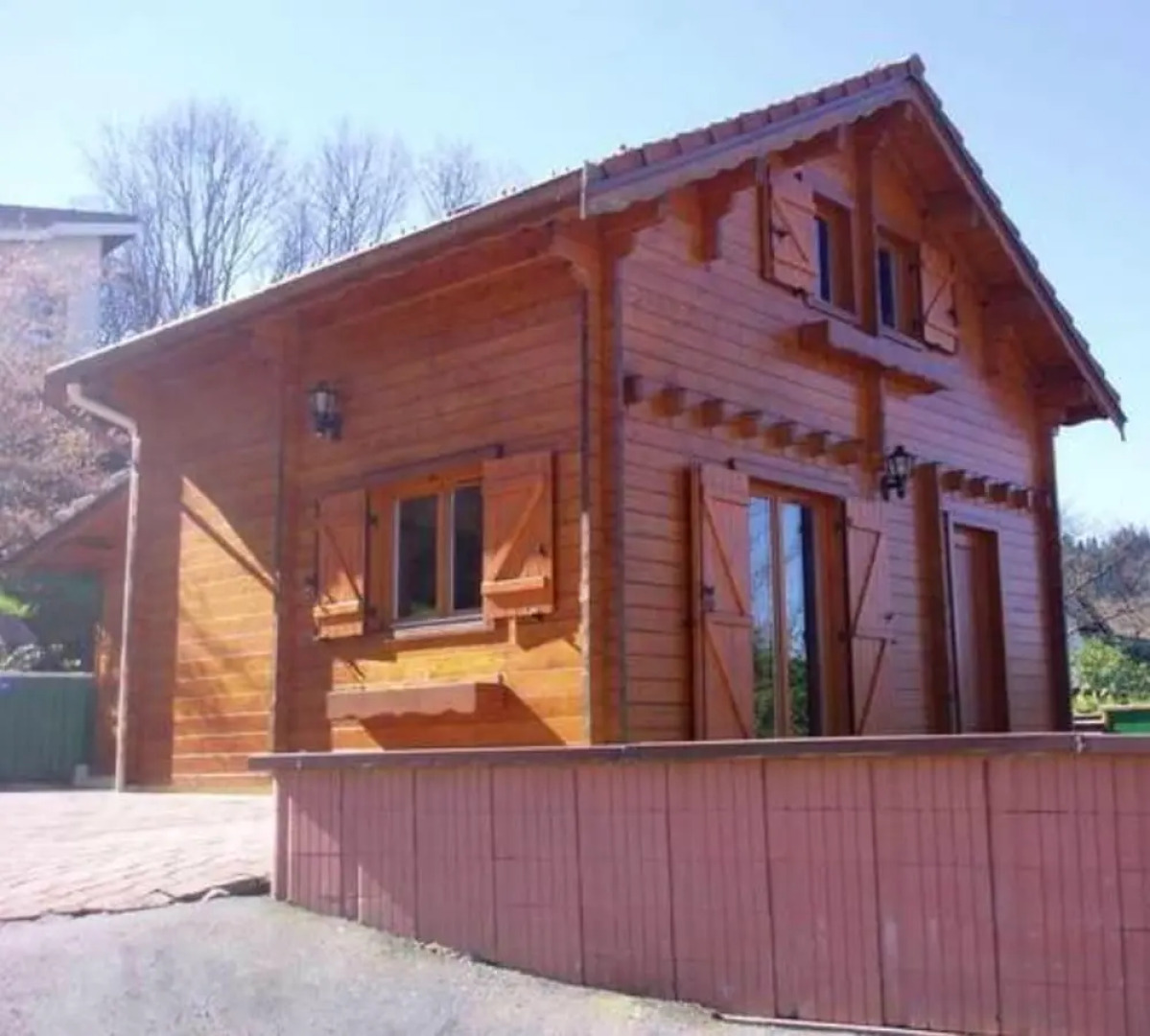 Chalet With 2 Bedrooms in Gérardmer, With Wonderful Lake View and Furnished Terrace - 2 km From the Slopes