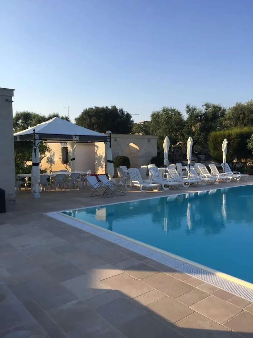 House With 2 Rooms in Grottaglie, With Pool Access, Furnished Terrace