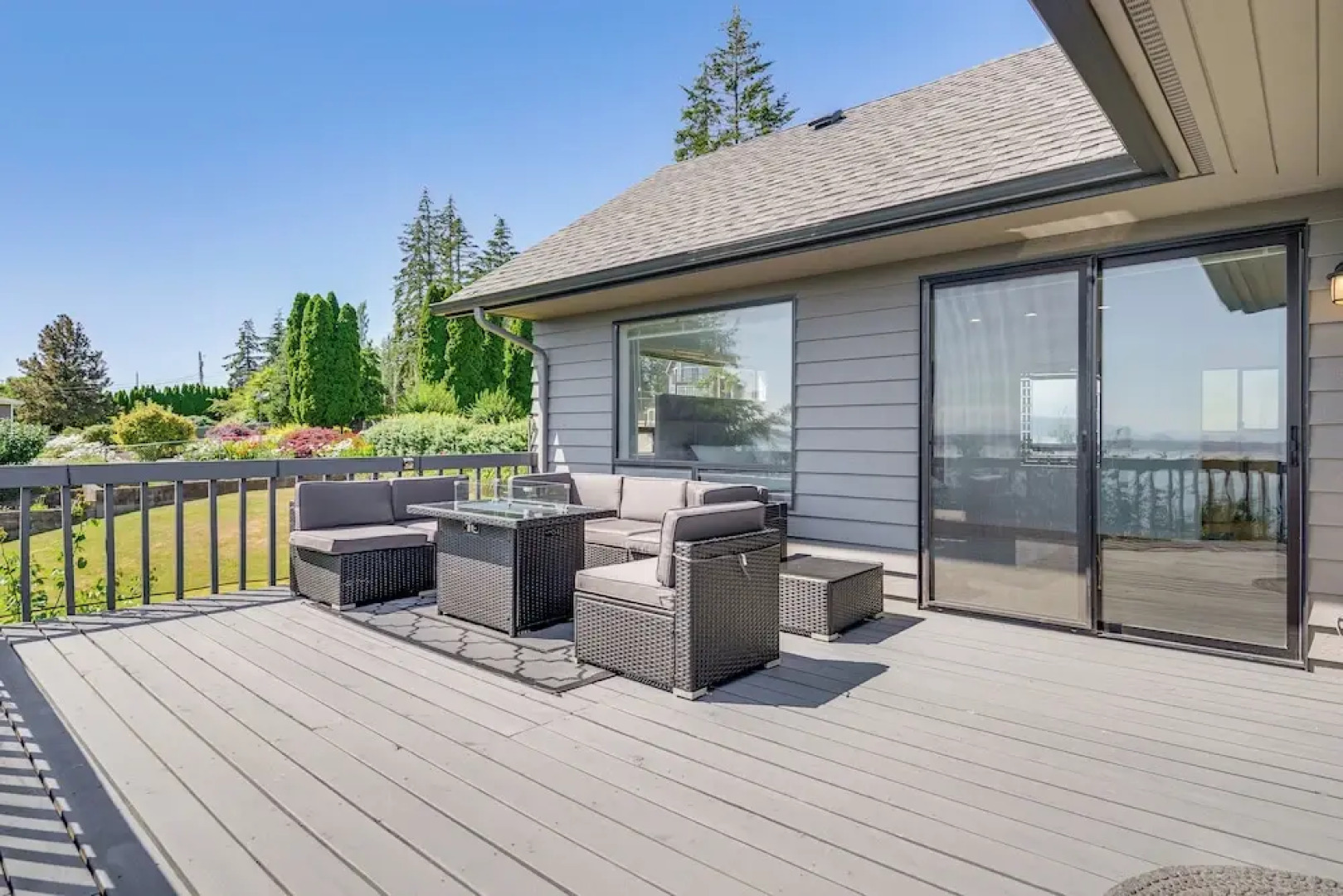 Spacious Camano Home w/ Hot Tub & Water Views!