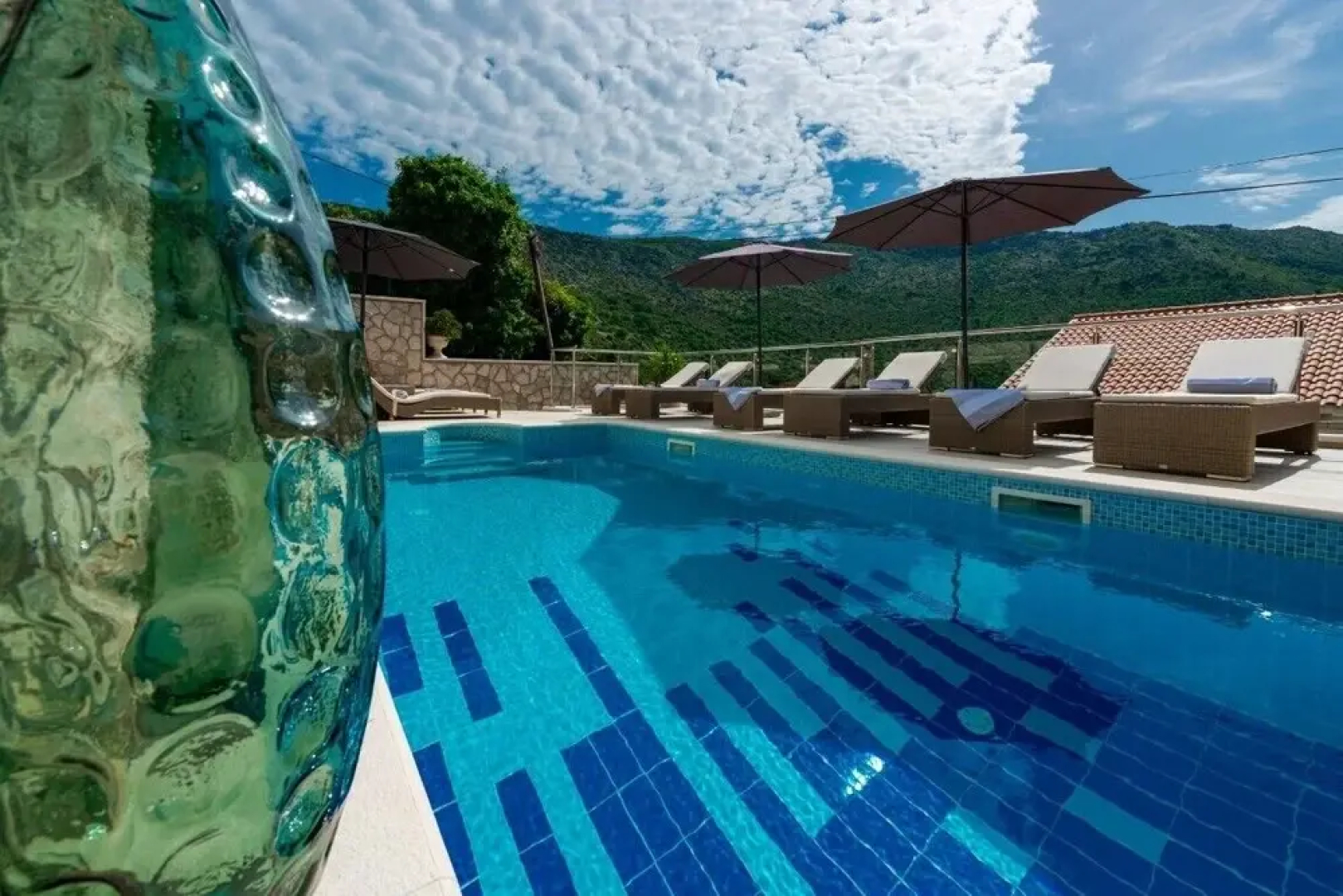 Private Pool Basketball Court