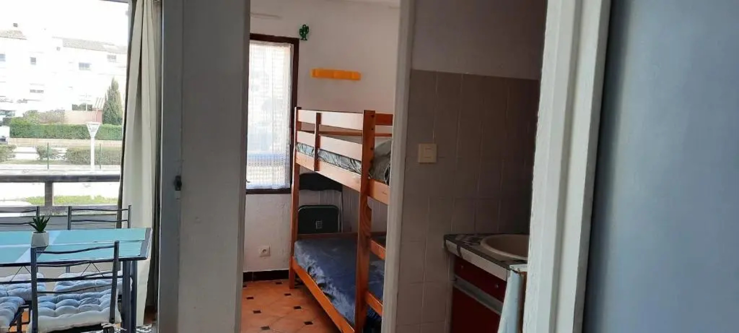 50m de la plage et 5min du marché de Noël du Barcarès