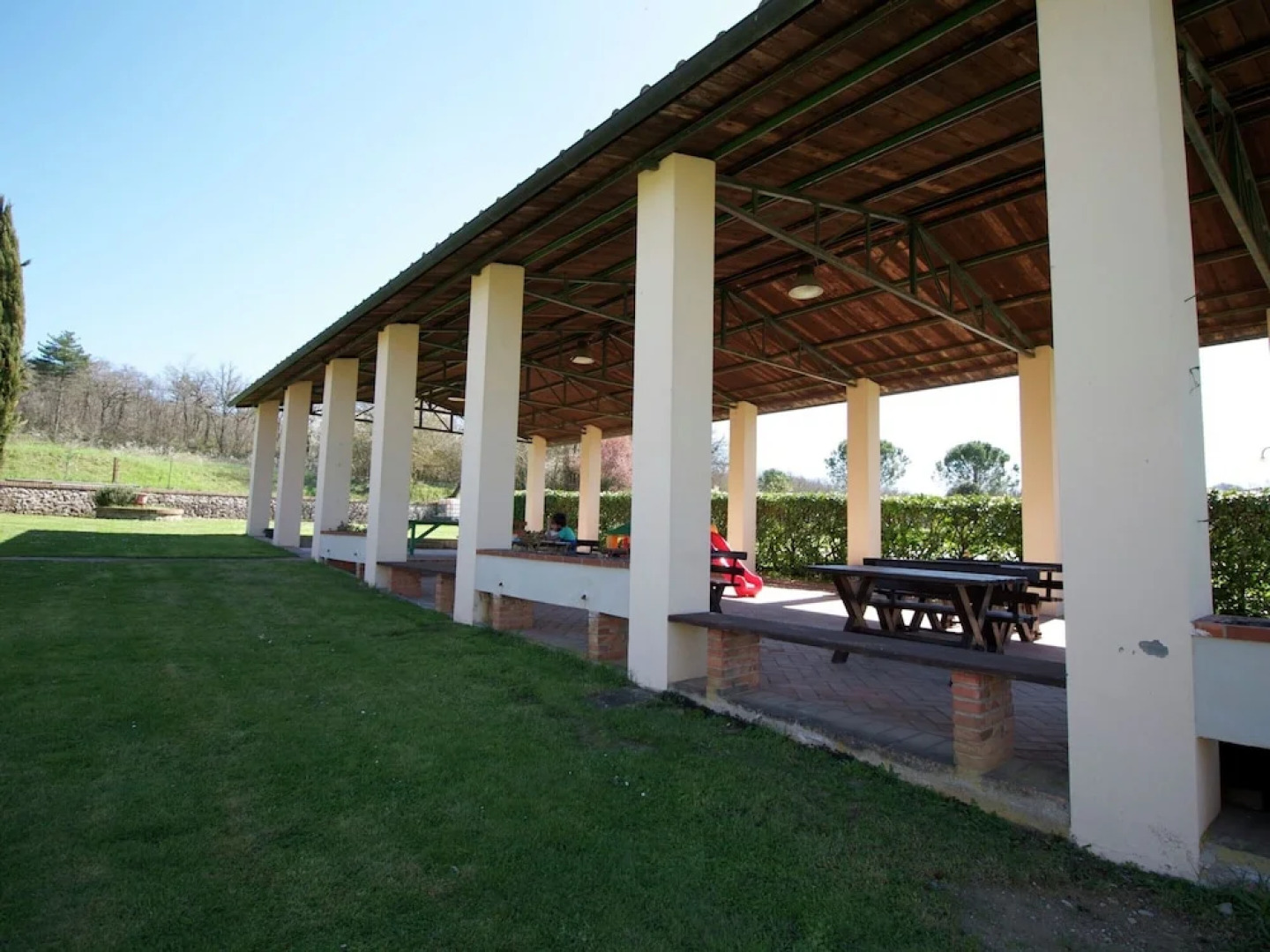 Farmhouse With Pool View