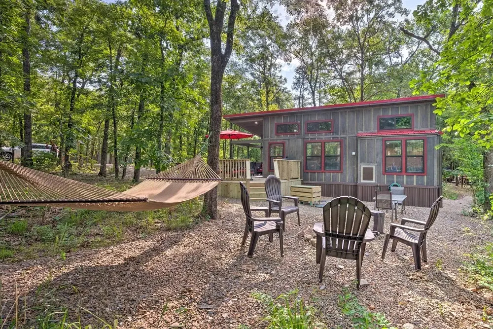 Broken Bow Tiny Home w/ Fire Pit: 4 Miles to Lake!