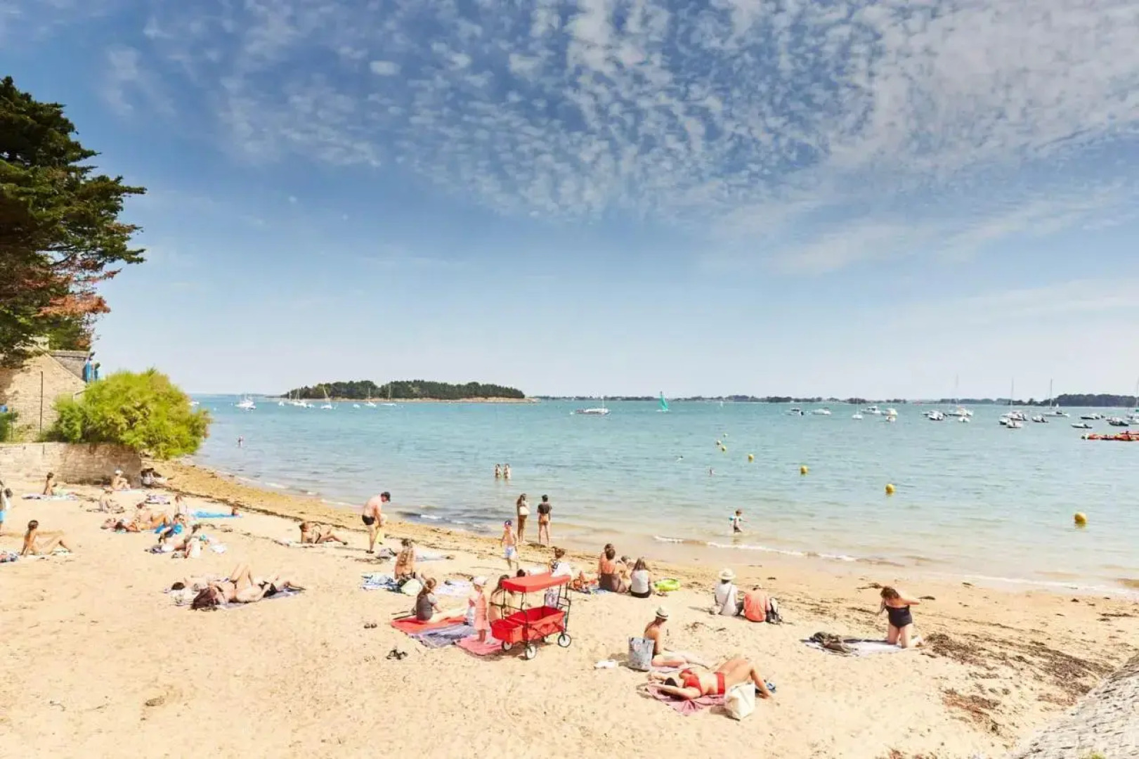 ARRADON 400m bourg, plages et port