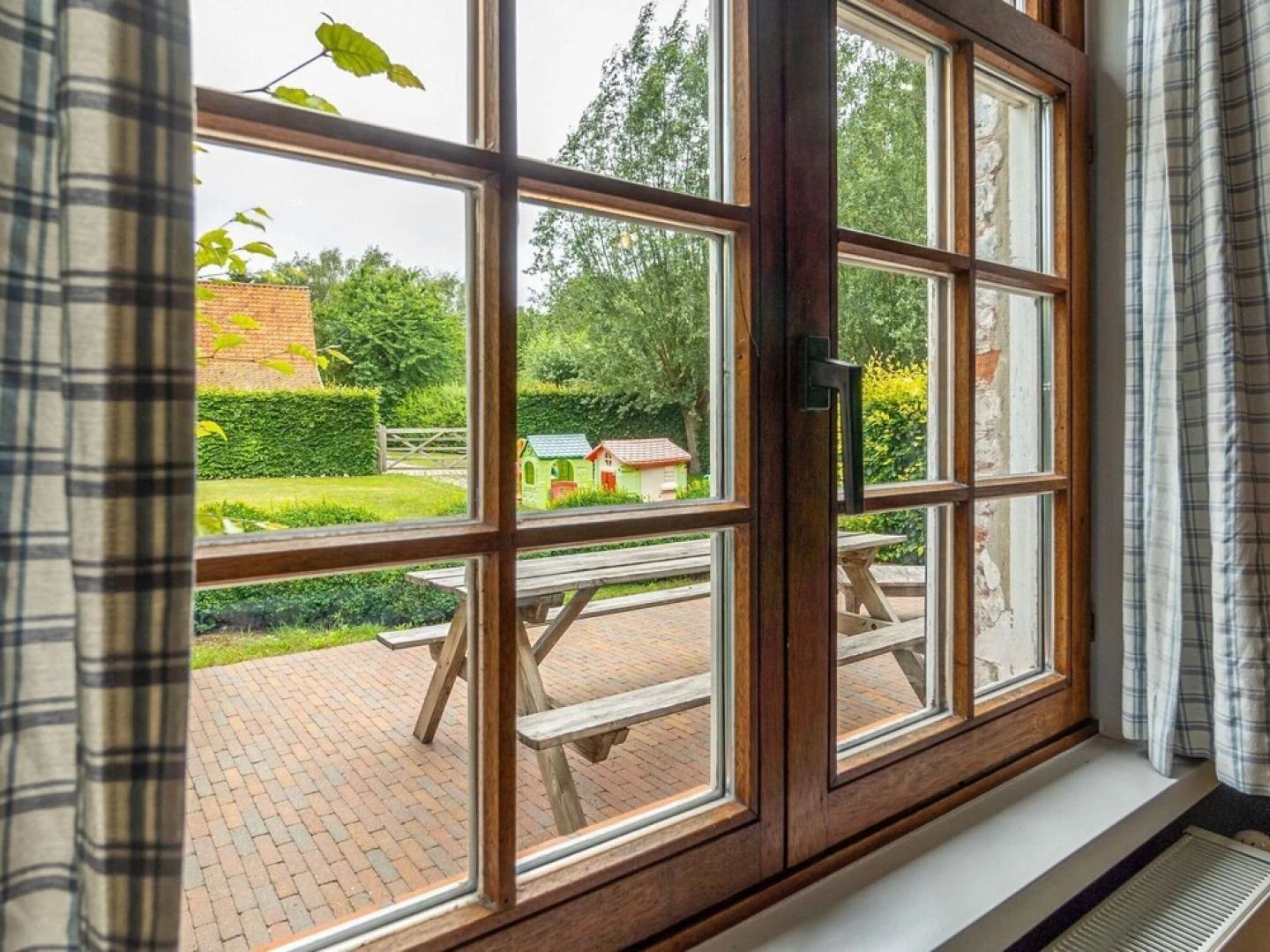 Manor House in Farm Complex in Middle of Polder Landscape near Damme