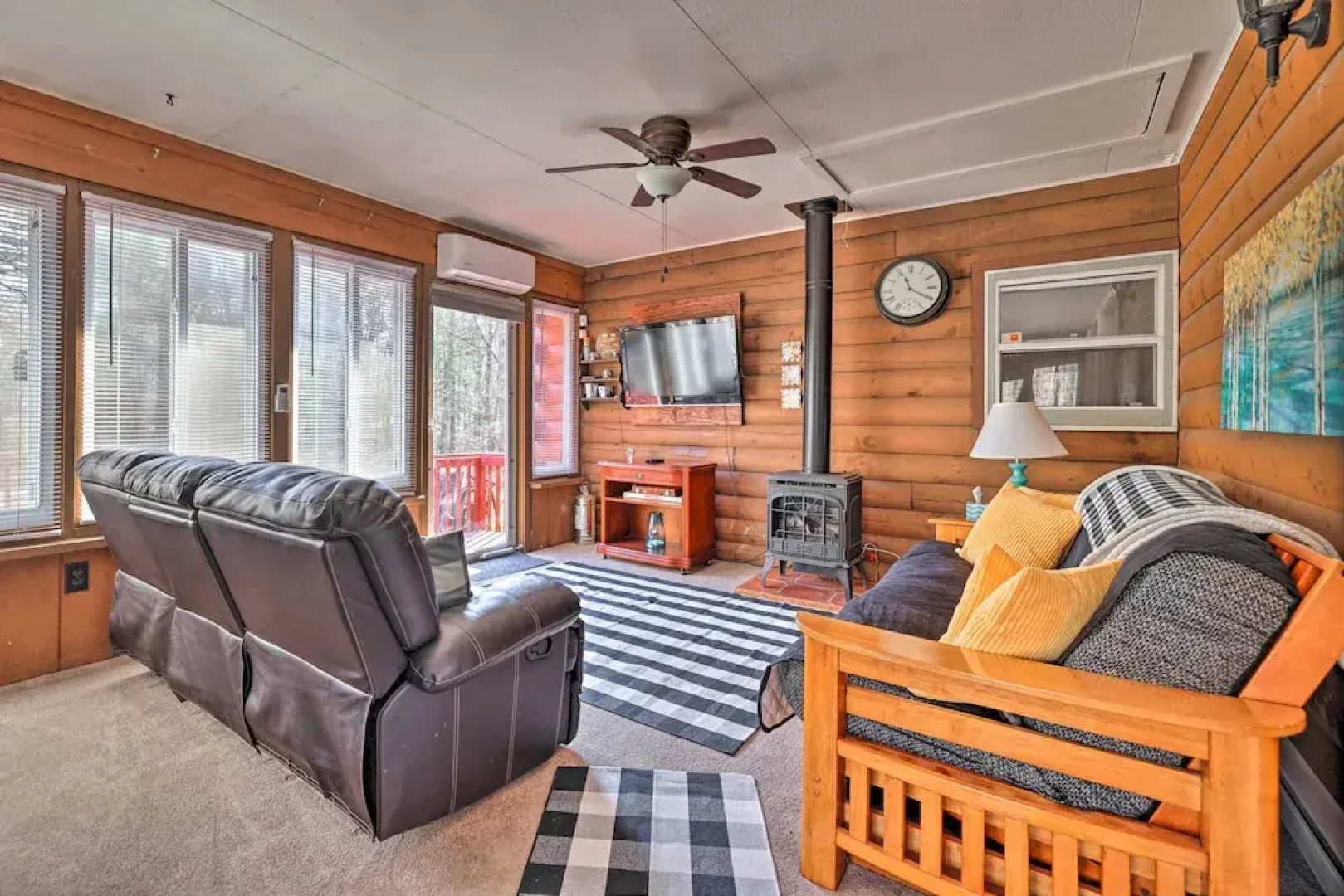 Hike + Ski: Log Cabin in East Stroudsburg!