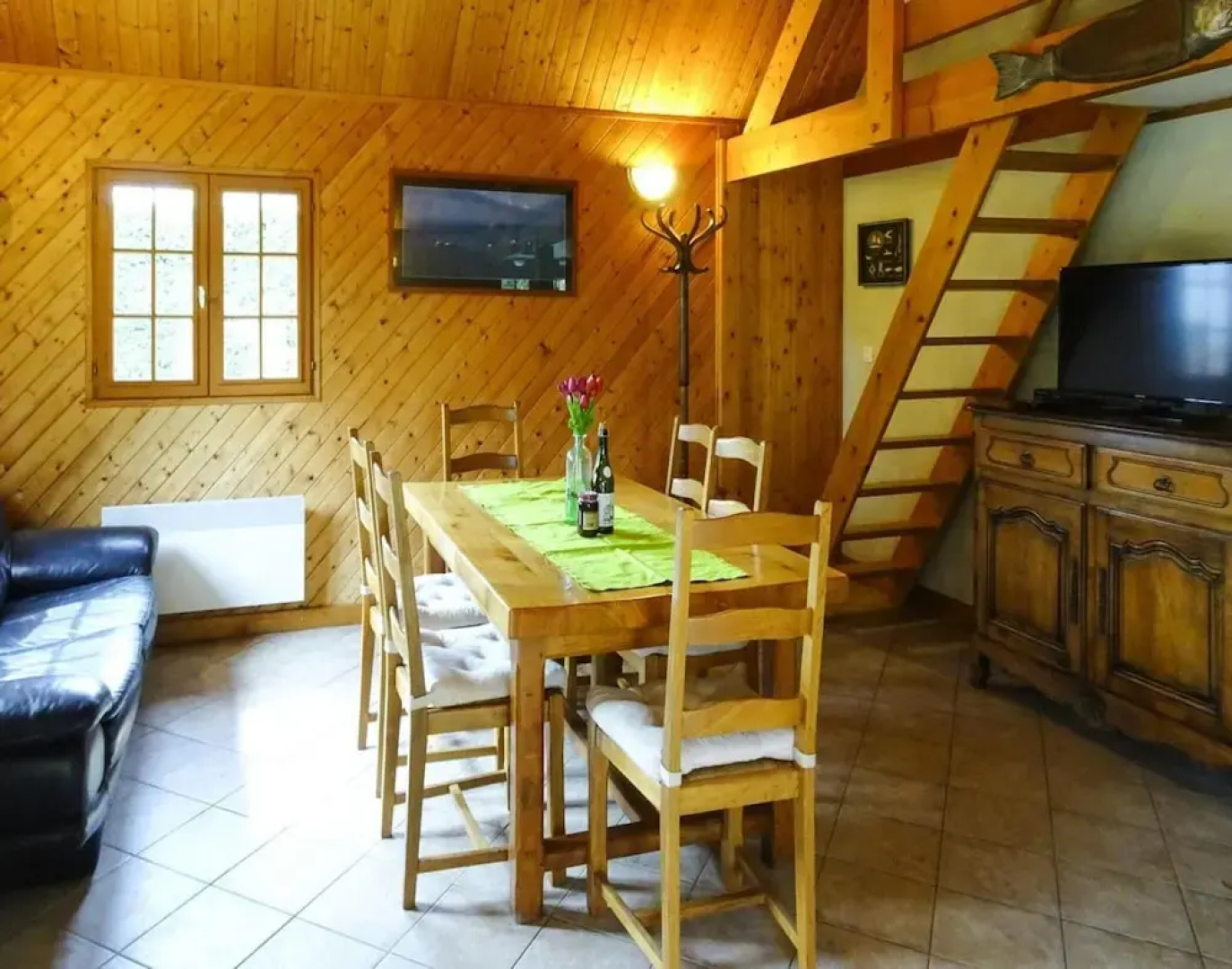 Wooden House by Beach Near Barneville