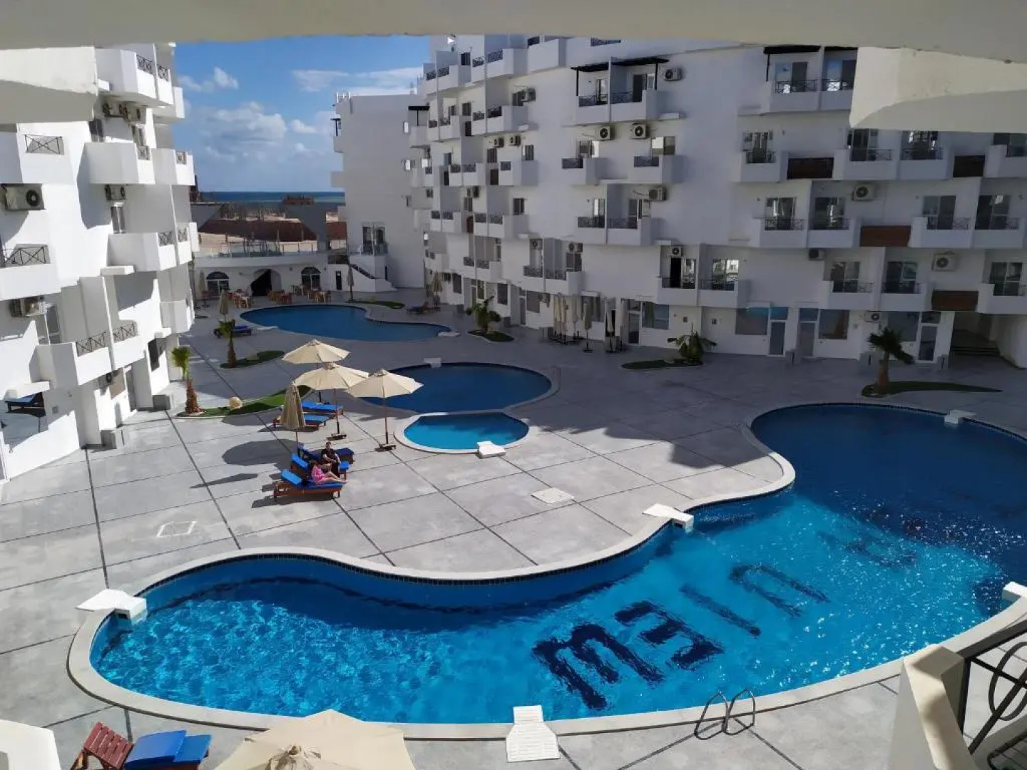 Studio beside El Gouna with good kite spot in 500 m